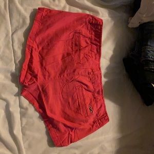 Pink hollister shorts